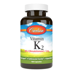 Carlson Vitamin K2 MK-4 bottle label