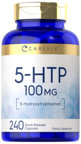 Carlyle 5HTP 100mg 240 capsules bottle