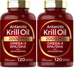 Carlyle Antarctic Krill Oil 2000 mg bottle and label