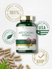 Nutritional facts panel for Carlyle Artichoke Extract Capsules