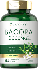 Carlyle Bacopa Monnieri Capsules bottle label