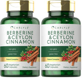 Carlyle Berberine with Ceylon Cinnamon bottle - front view