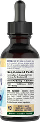 Berry-flavored biotin liquid drops being dispensed