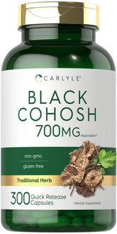 Carlyle Black Cohosh Capsules bottle - 700mg, 300 count