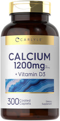 Bottle of Carlyle Calcium 1200mg with Vitamin D3
