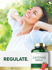 Gluten free Cayenne Pepper supplement packaging