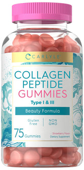 Carlyle Collagen Gummies bottle with Strawberry flavor