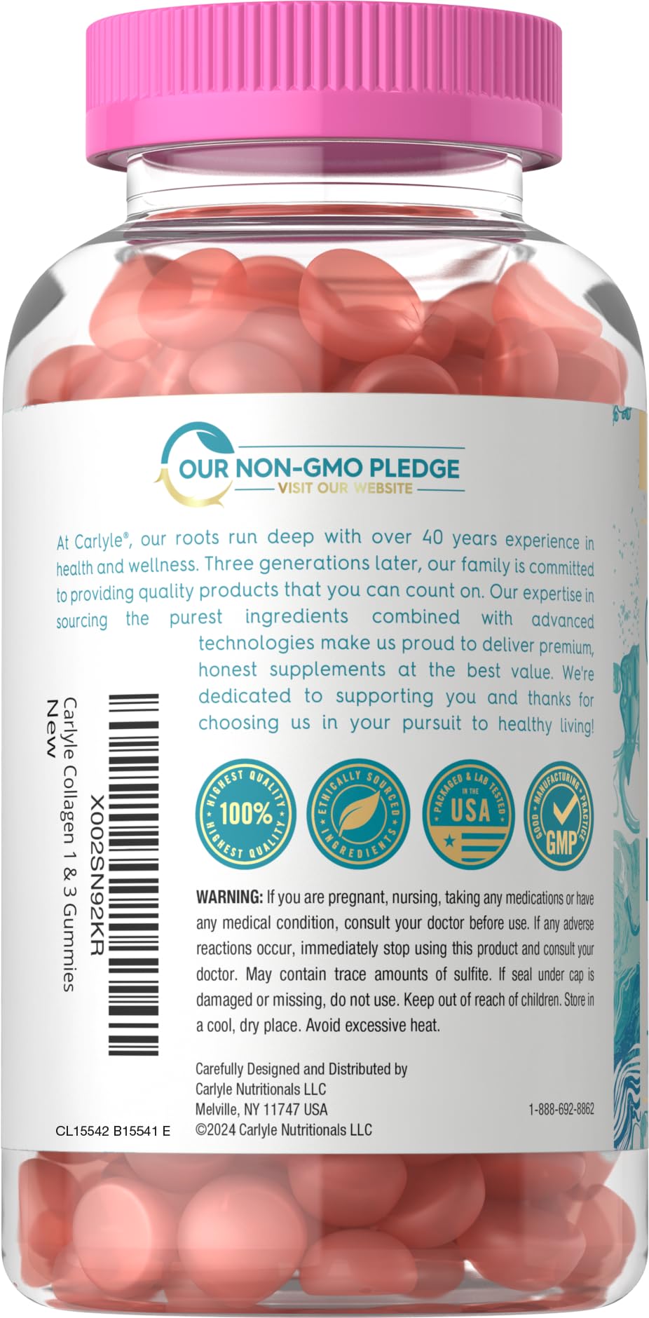 Illustration of Type 1 & 3 hydrolyzed collagen peptides