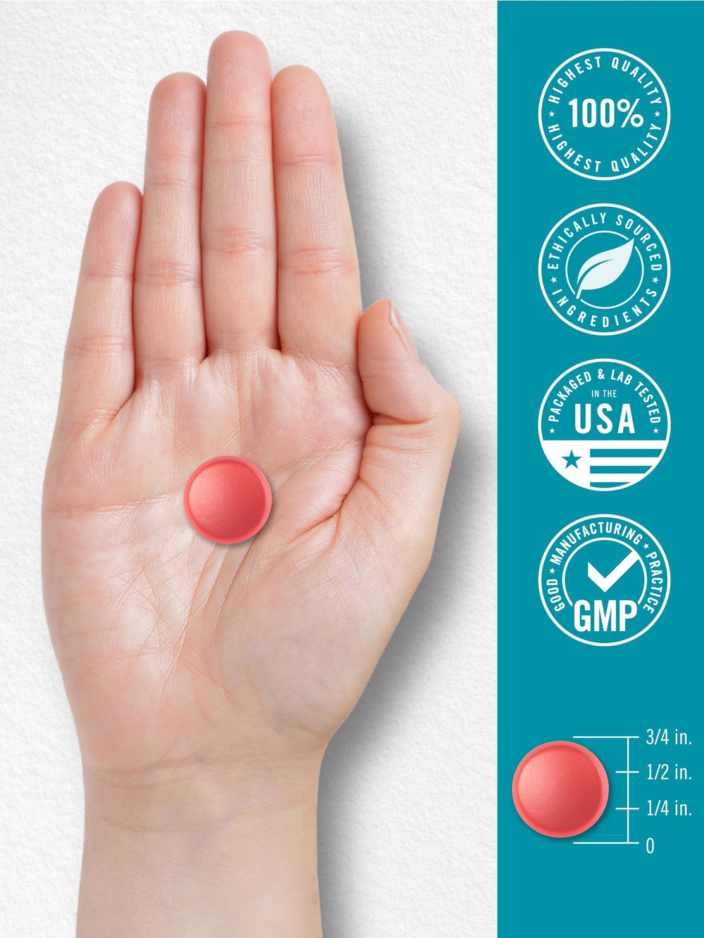 Nutrition facts label and ingredient highlights