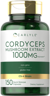 Carlyle Cordyceps 1000mg capsules bottle – 150 count
