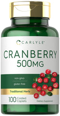 Carlyle Cranberry Pills bottle with label
