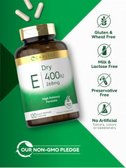 Ingredients list for Carlyle Dry Vitamin E