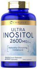 Carlyle bottle front packaging showing label and 200 capsules for reassurance