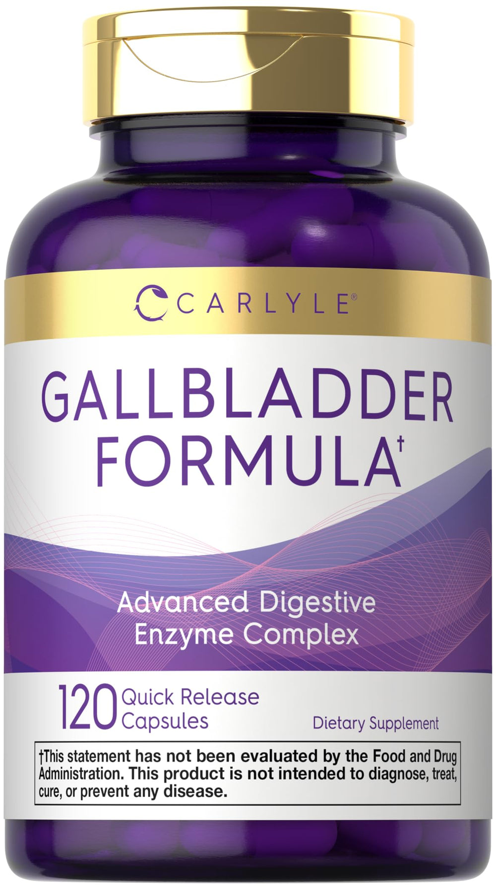 Carlyle Gallbladder Supplement bottle on white background
