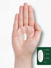 Lifestyle shot of Carlyle Garlic 1000mg bottle on countertop