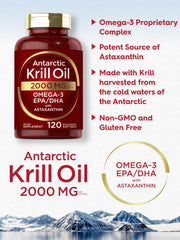 Supplement facts and ingredients for Carlyle Krill Oil