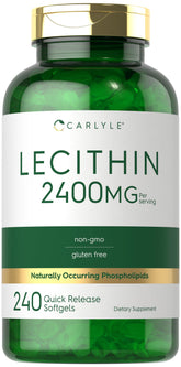 Carlyle Lecithin Supplement bottle front view with 240 softgels