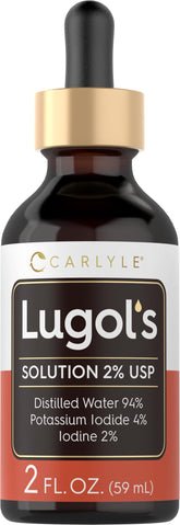 Carlyle Lugols Iodine 2% bottle – 2 fl oz