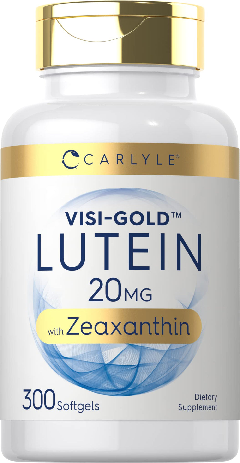 Carlyle Lutein Zeaxanthin 20mg 300 Softgels bottle
