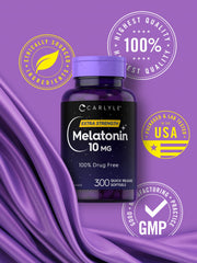 Melatonin softgels 10mg per serving Carlyle