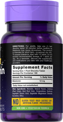Carlyle Melatonin berry-flavored tablets displayed for quick dissolution.