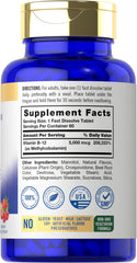 Carlyle Methylcobalamin B12 bottle label close-up
