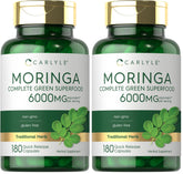 Carlyle Moringa Oleifera 180 capsules bottle - front view