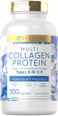 Carlyle Multi Collagen Protein Capsules bottle front view