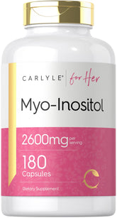 Carlyle Myo-Inositol 2600mg bottle with label