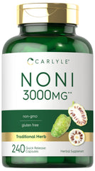 Carlyle Noni Fruit Capsules 3000mg 240-count front view