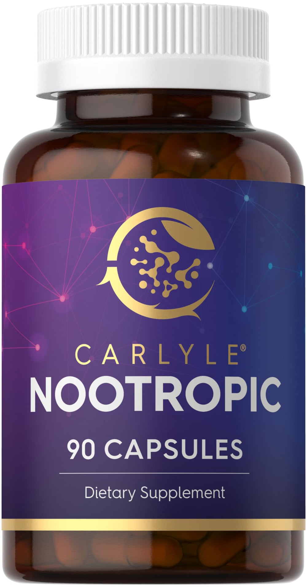 Carlyle Nootropic 90 capsules with B12 and Guarana
