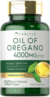 Carlyle Oregano Oil 4000mg bottle with 150 softgels