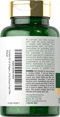 Carlyle Oregano Oil softgels pour illustrates easy daily intake.