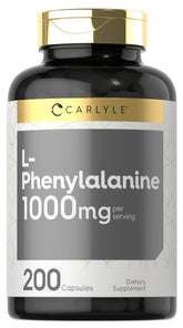 Carlyle L Phenylalanine 1000mg front label view