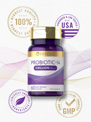 Carlyle Probiotic ingredients list on bottle label