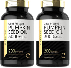 Carlyle Pumpkin Seed Oil 3000mg - 2-Pack Bottle Front