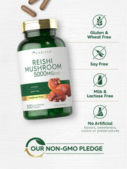 Box and bottle arrangement for Carlyle Reishi 5000mg