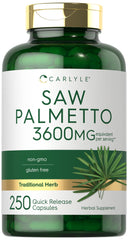 Carlyle Saw Palmetto 3600 mg 250 capsules product main image