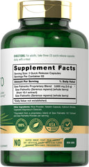 Quick-release Saw Palmetto capsules with proprietary blend