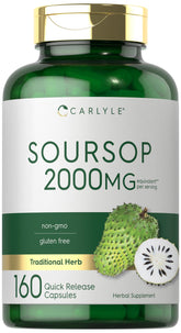 Carlyle Soursop Leaves 2000mg 160 capsules hero image