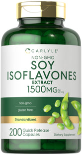 Carlyle Soy Isoflavones 1500mg bottle front label