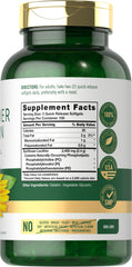 Back label with nutrition facts for Carlyle Sunflower Lecithin Softgel Capsules