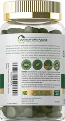 Carlyle Supergreens Gummies packaging with spinach and greens