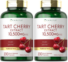 Carlyle Tart Cherry Capsules 2-pack packaging front view