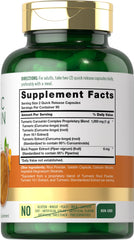 Carlyle label close-up showing black pepper extract and standardized formula