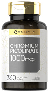 Carlyle Ultra Chromium Picolinate 1000 mcg bottle front view