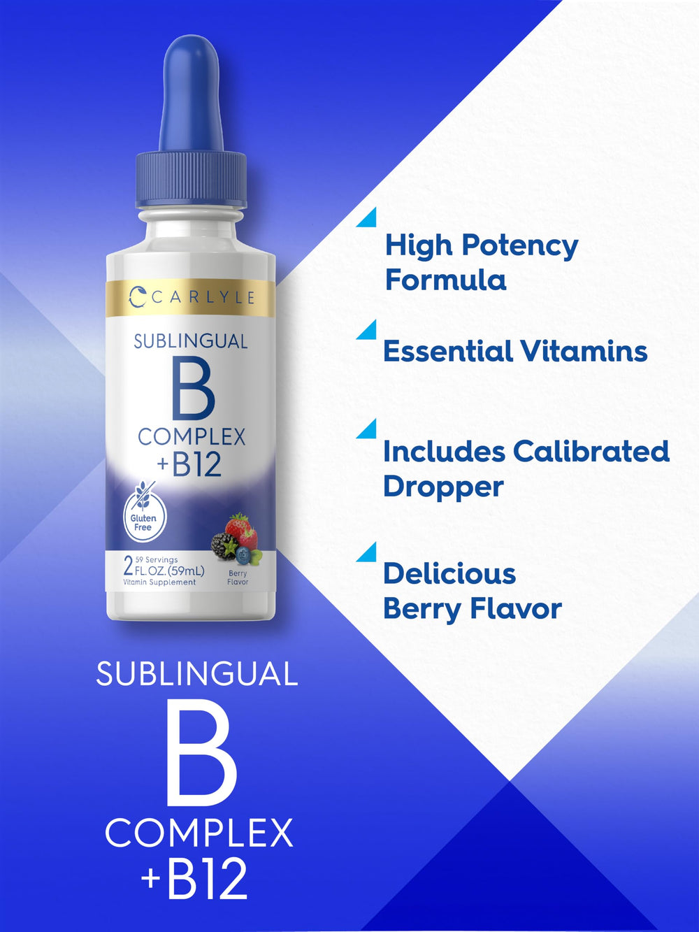 Vegetarian formula for Carlyle B-Complex berry