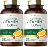Hero image: Carlyle Vitamin C 1000mg, pack-of-2