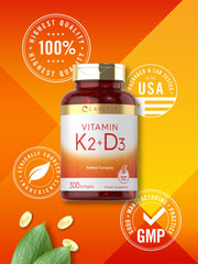 Serving size image for Carlyle Vitamin K2 D3