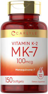Carlyle Vitamin K2 MK7 100 mcg bottle